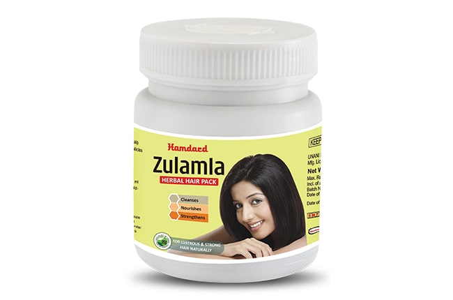 Zulamla | Herbal Hair Pack for Dandruff , Hair fall & Itchy Scalp | Hamdard