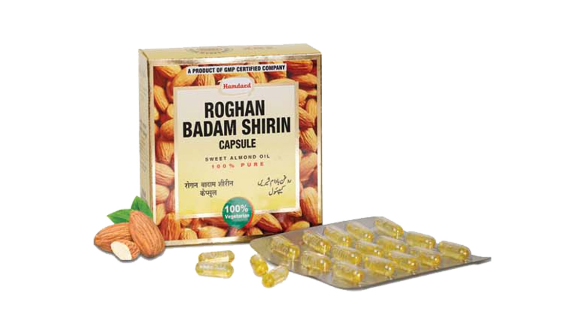 Rogan Badam Shirin Capsule by Hamdard