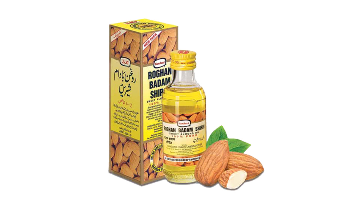 Roghan Badam Shirin Sweet Almond Oil by Hamdard